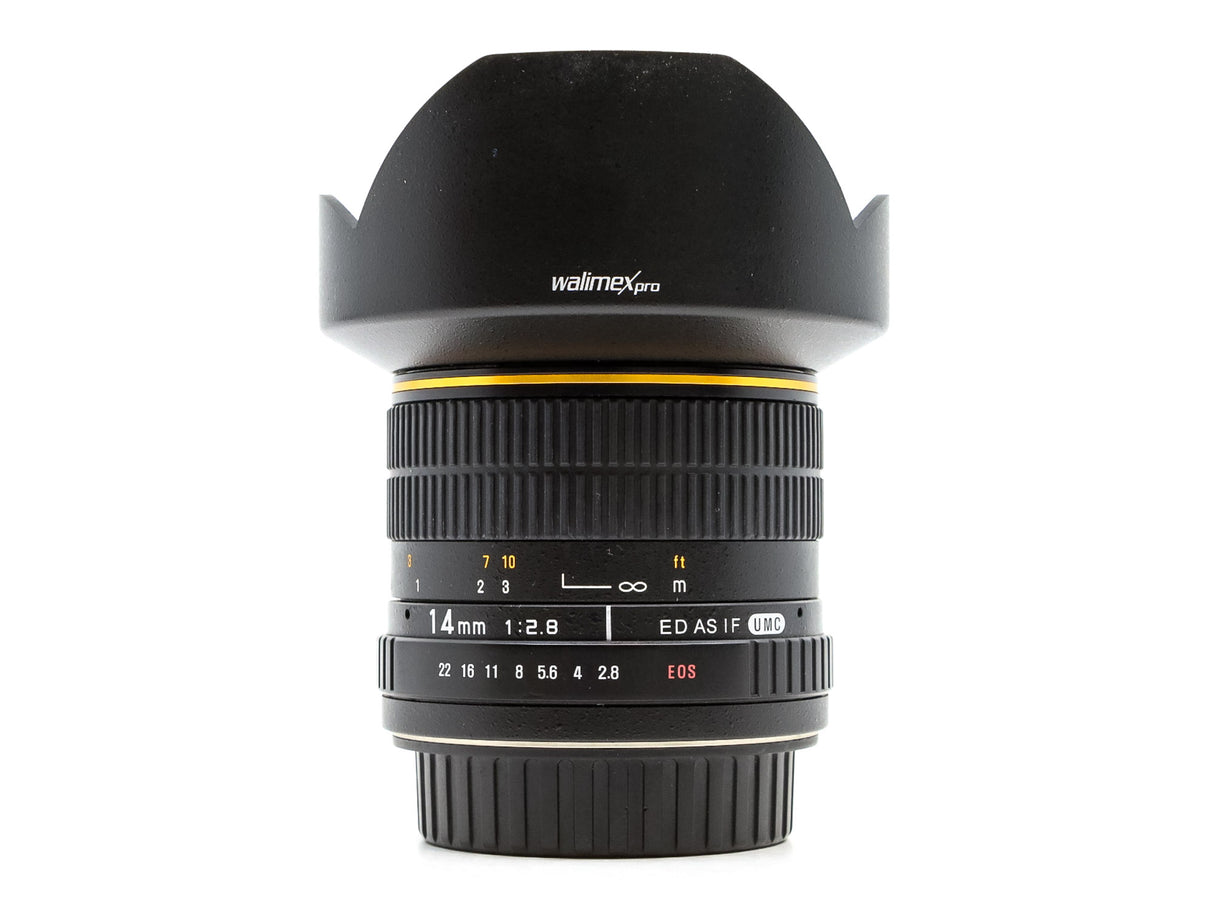 Walimex Pro 14mm f/2.8 ED COME SE UMC - Canon EF Fit