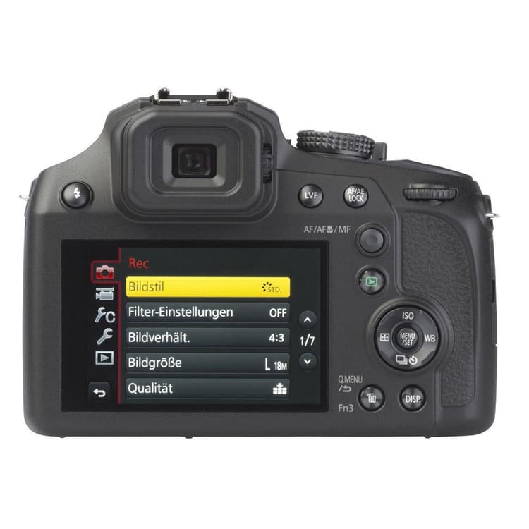 Fotocamera Bridge Lumix FZ82 - Nera + Zoom ottico Panasonic 60x 20-1200 mm f/2.8-5.9 f/2.8-5.9