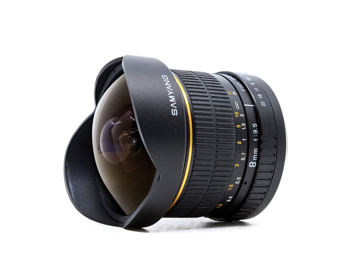 Samyang 8mm f/2.8 UMC Fisheye II - compatibile con Canon EF-M