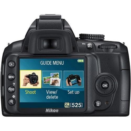 D3000 SLR - Black + Nikon AF-S DX Nikkor 18-55mm f/3.5-5.6G ED + Nikon AF-S DX Nikkor 55-200mm f/4-5.6G ED f/3.5-5.6 + f/4-5.6