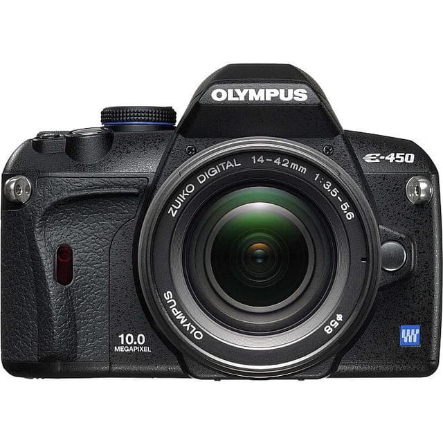 SLR E-450 - Nero + Olympus Olympus 14-42mm 1:3.5-5.6 ED f/3.5