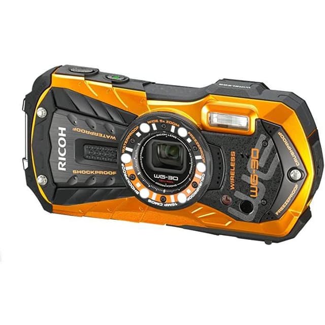Fotocamera compatta WG-30 - Arancione + Ricoh Ricoh Wide Zoom 28-140mm f/3.5-5.5 f/3.5-5.5