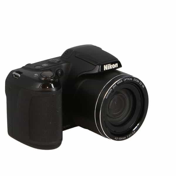 Fotocamera compatta Coolpix L320 - Nera + Nikon Nikkor 26X Zoom ottico grandangolare ED VR 22,5-585 mm f/3,1-5,9 f/3,1-5,9