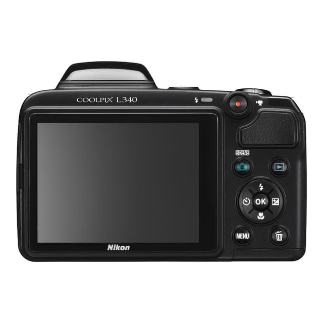 Fotocamera compatta Coolpix L320 - Nera + Nikon Nikkor 26X Zoom ottico grandangolare ED VR 22,5-585 mm f/3,1-5,9 f/3,1-5,9