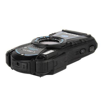 Opzione fotocamera compatta WG-1 - Nero/Grigio + Pentax Pentax 5x Zoom 28-140 mm f/3.5 f/3.5