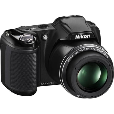Fotocamera compatta CoolPix L810 - Nera + Nikon Nikkor 26X Zoom ottico grandangolare ED VR 4.0-104mm f/3.1-5.9 f/3.1-5.9