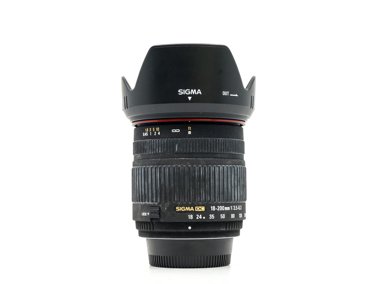 Sigma 18-200mm f/3.5-6.3 DC - Compatibile con Nikon