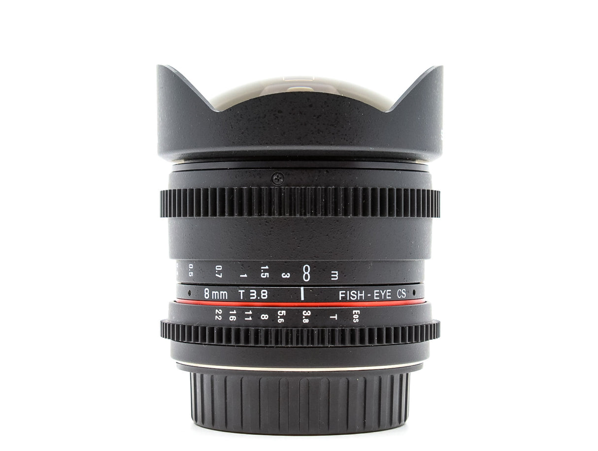Samyang 8mm T3.8 UMC CS - Compatibile con Canon EF-S