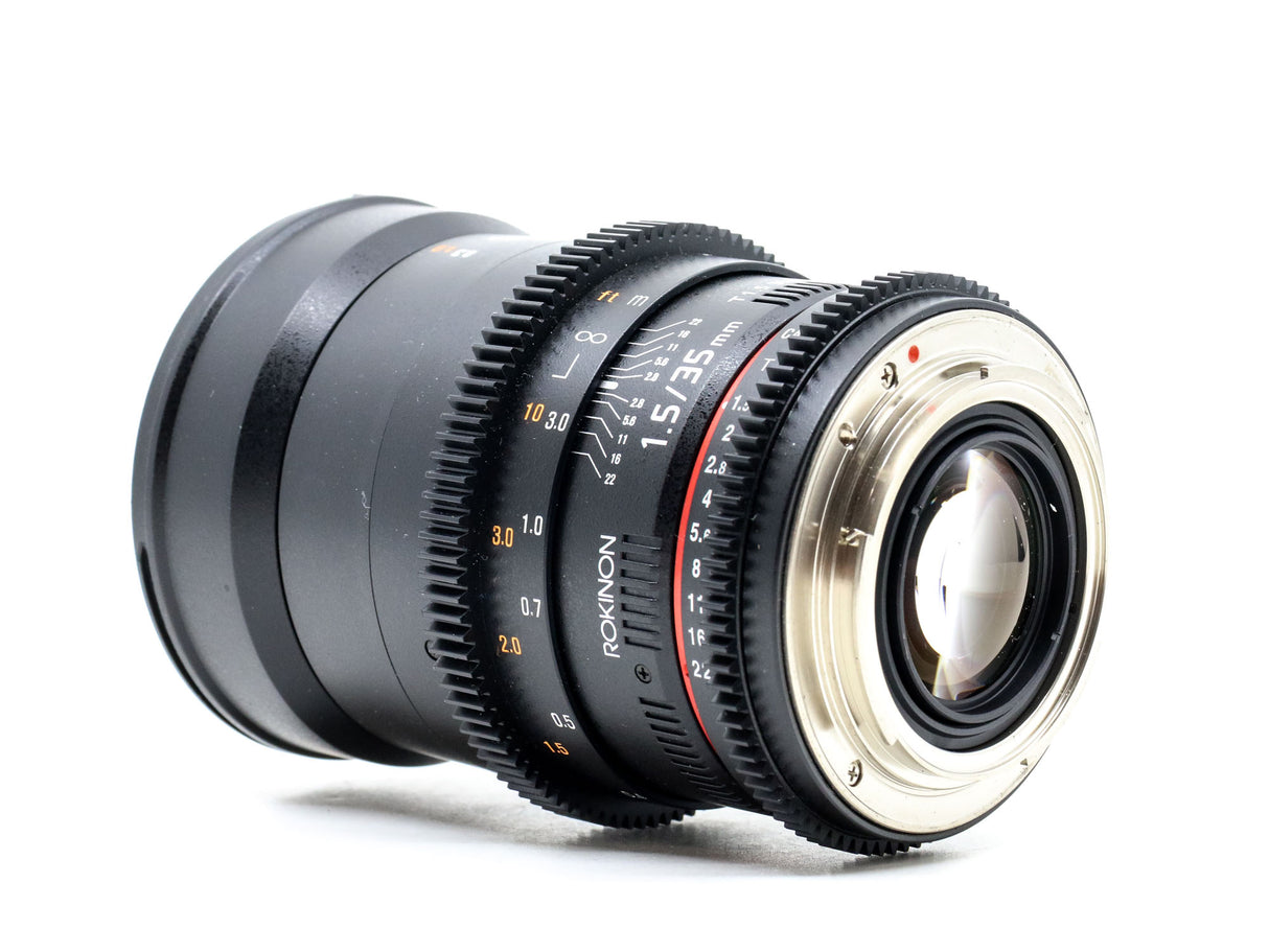 Rokinon 35mm T1.5 Cine DS - Compatibile con Canon EF