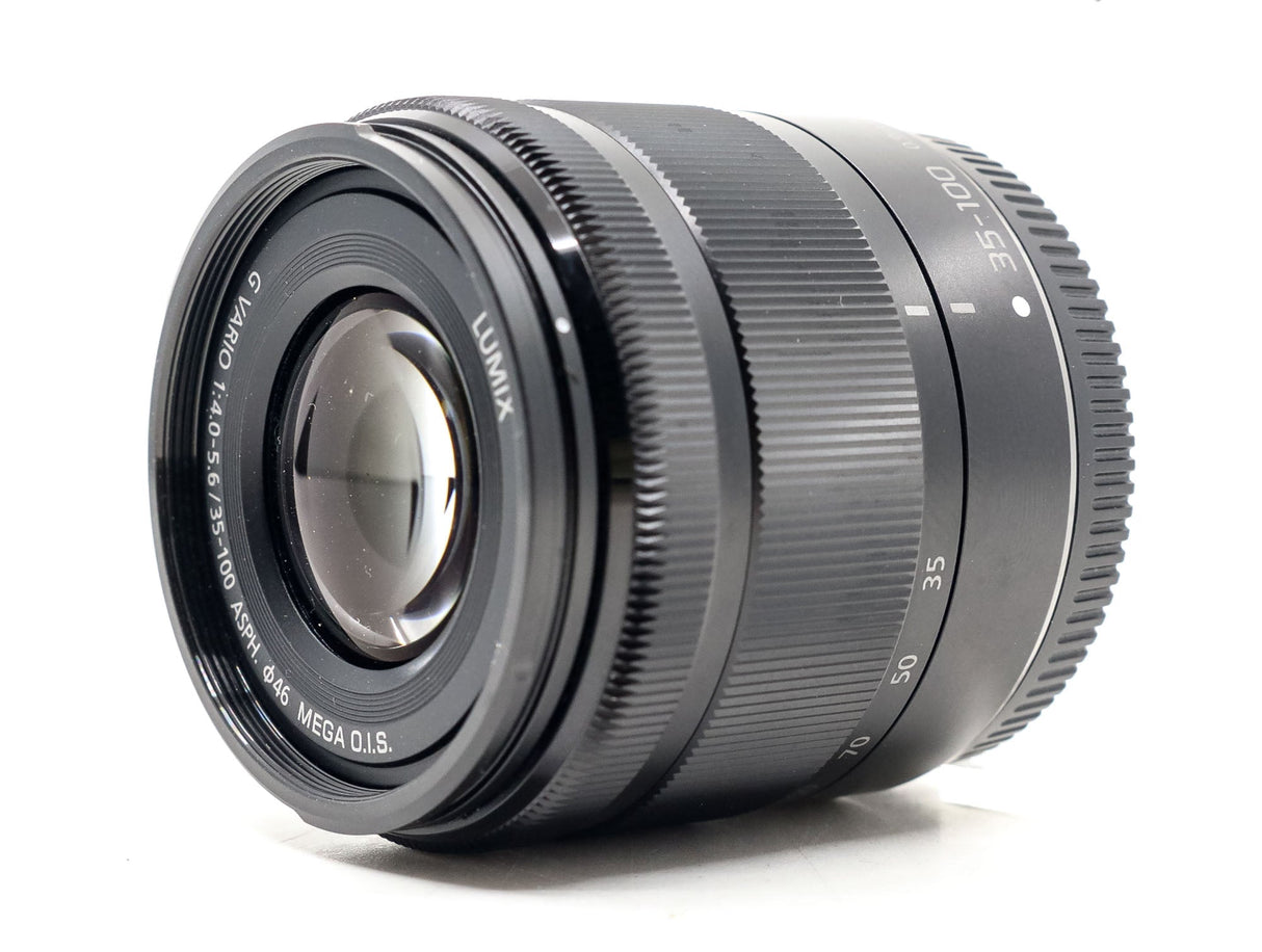 Panasonic Lumix G Vario 35-100mm f/4-5.6 ASPH Mega O.I.S. - segunda mano - excelente estado - detalle 2 de 3 - SKU 3784268 -