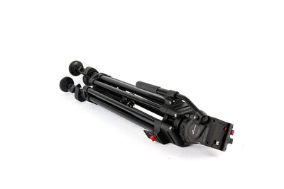 Testa fluida Cartoni Focus 8 con sistema treppiede Red Lock