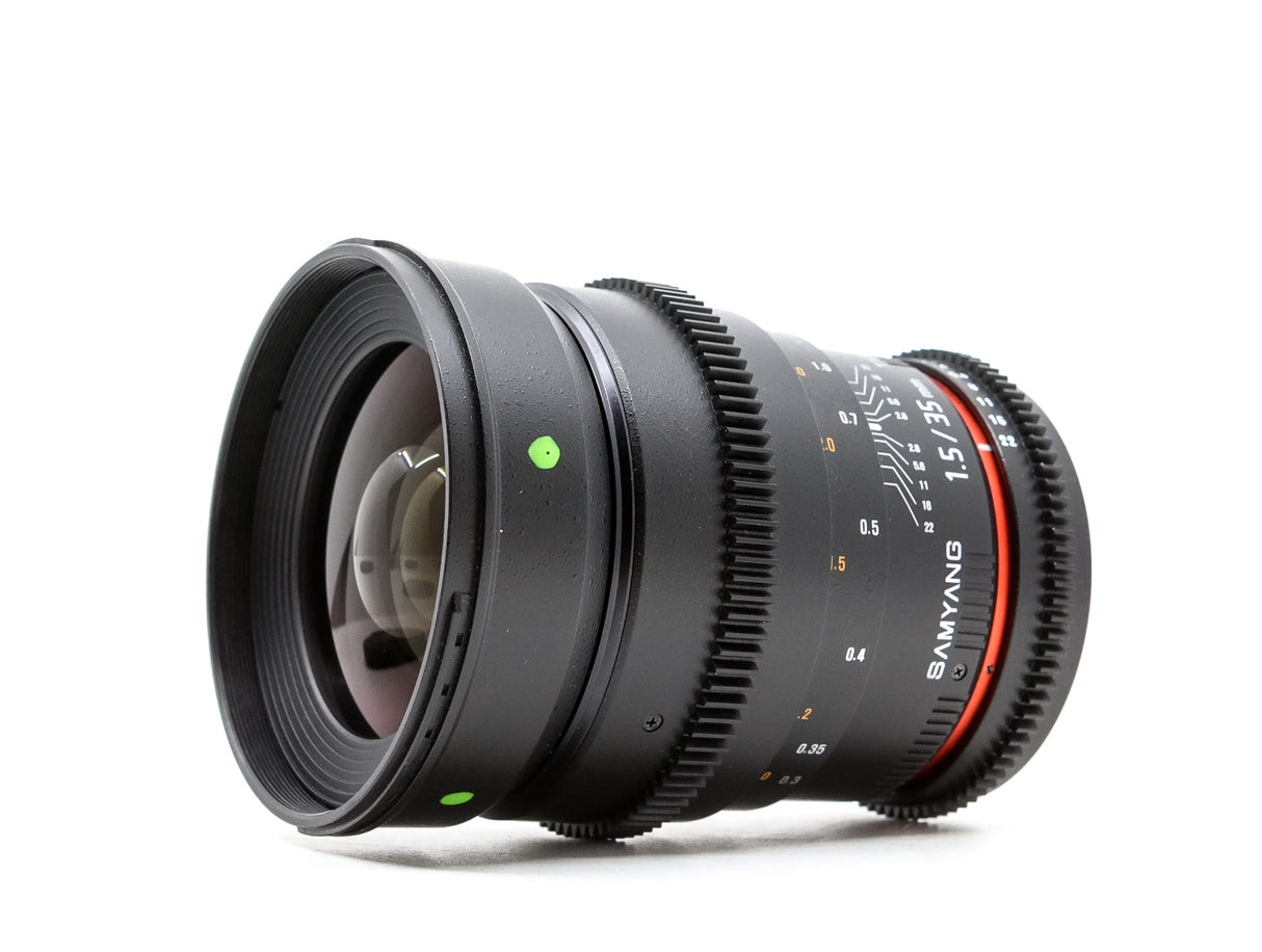 Samyang 35mm T1.5 - Compatibile con Canon EF