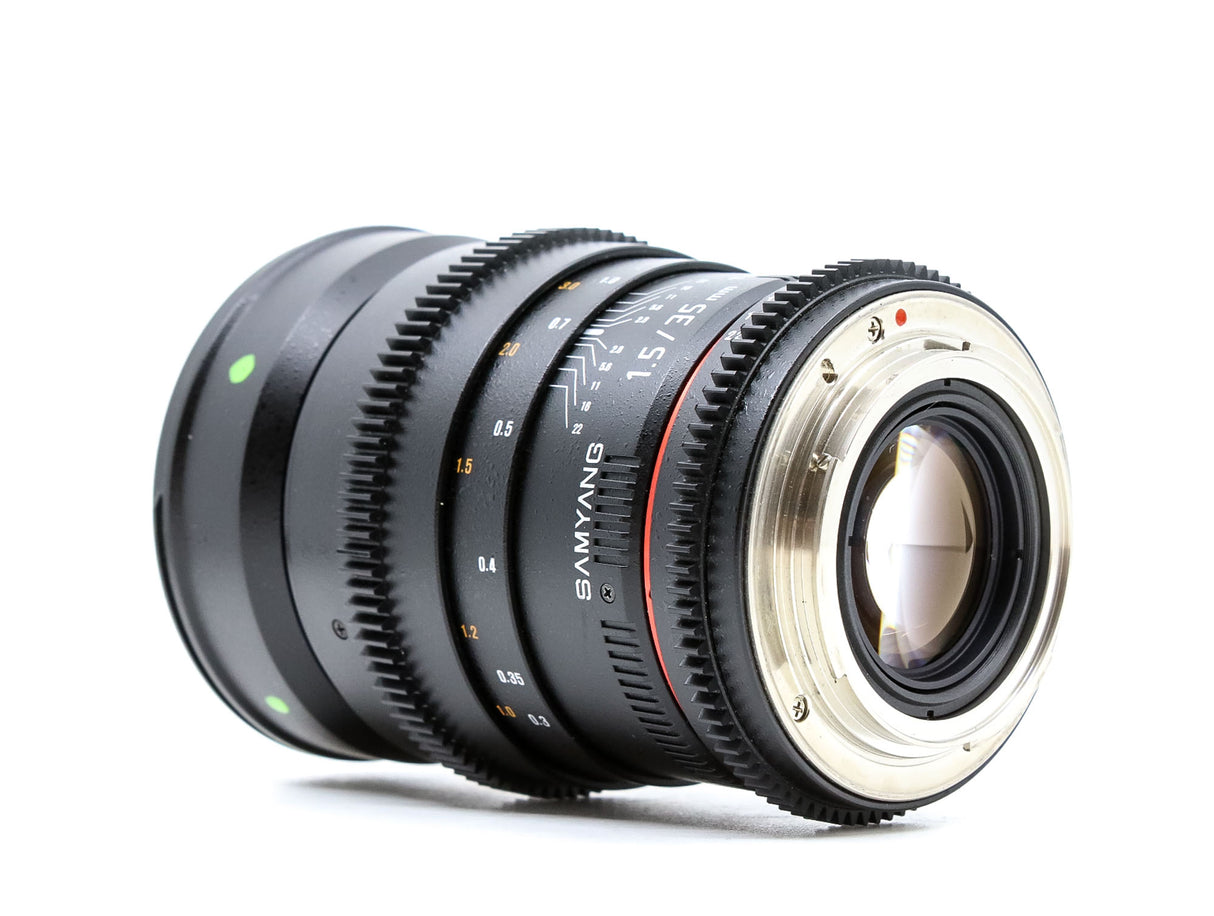 Samyang 35mm T1.5 - Compatibile con Canon EF