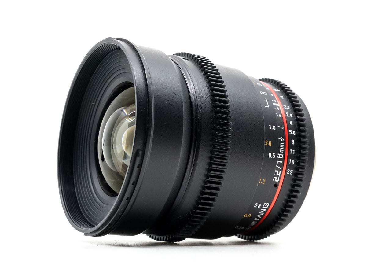 Samyang 16mm T2.2 ED AS UMC CS - Compatibile con Canon EF-S