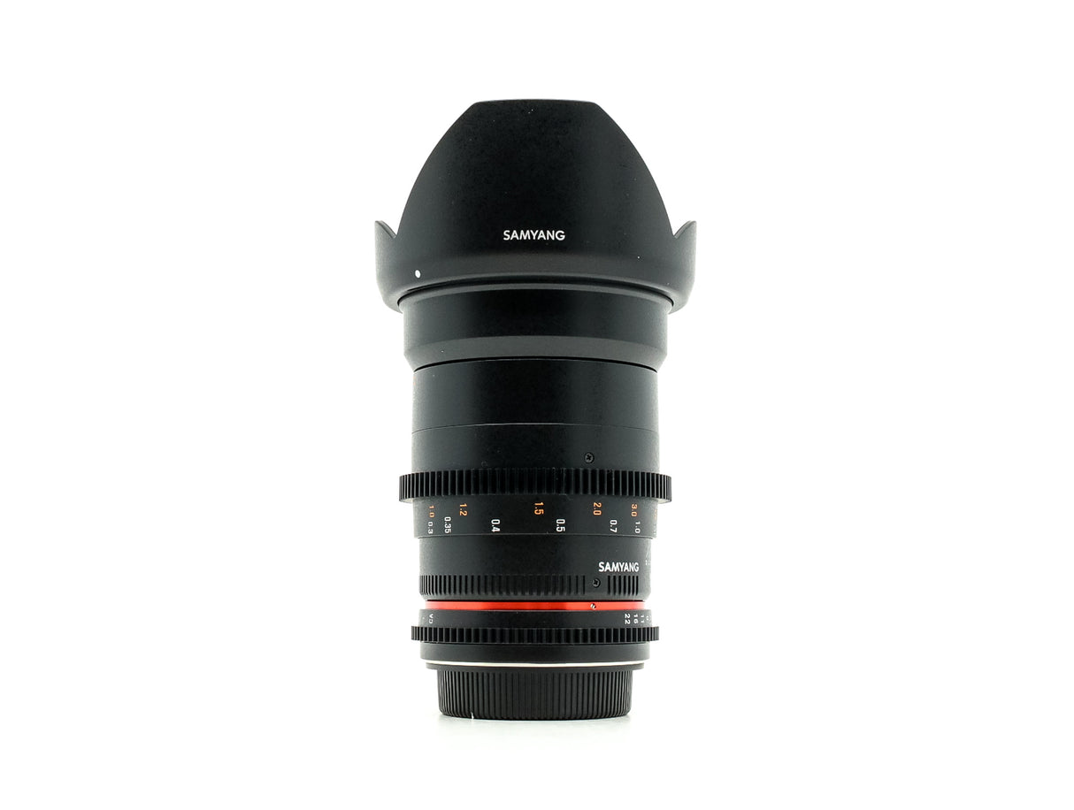Samyang 35mm T1.5 Cine VDSLR MK2 - Compatibile con Canon EF