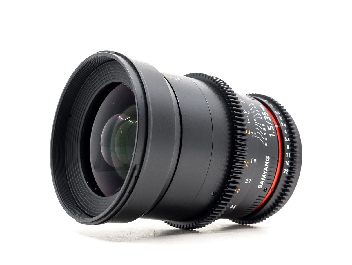 Samyang 35mm T1.5 Cine VDSLR MK2 - Compatibile con Canon EF