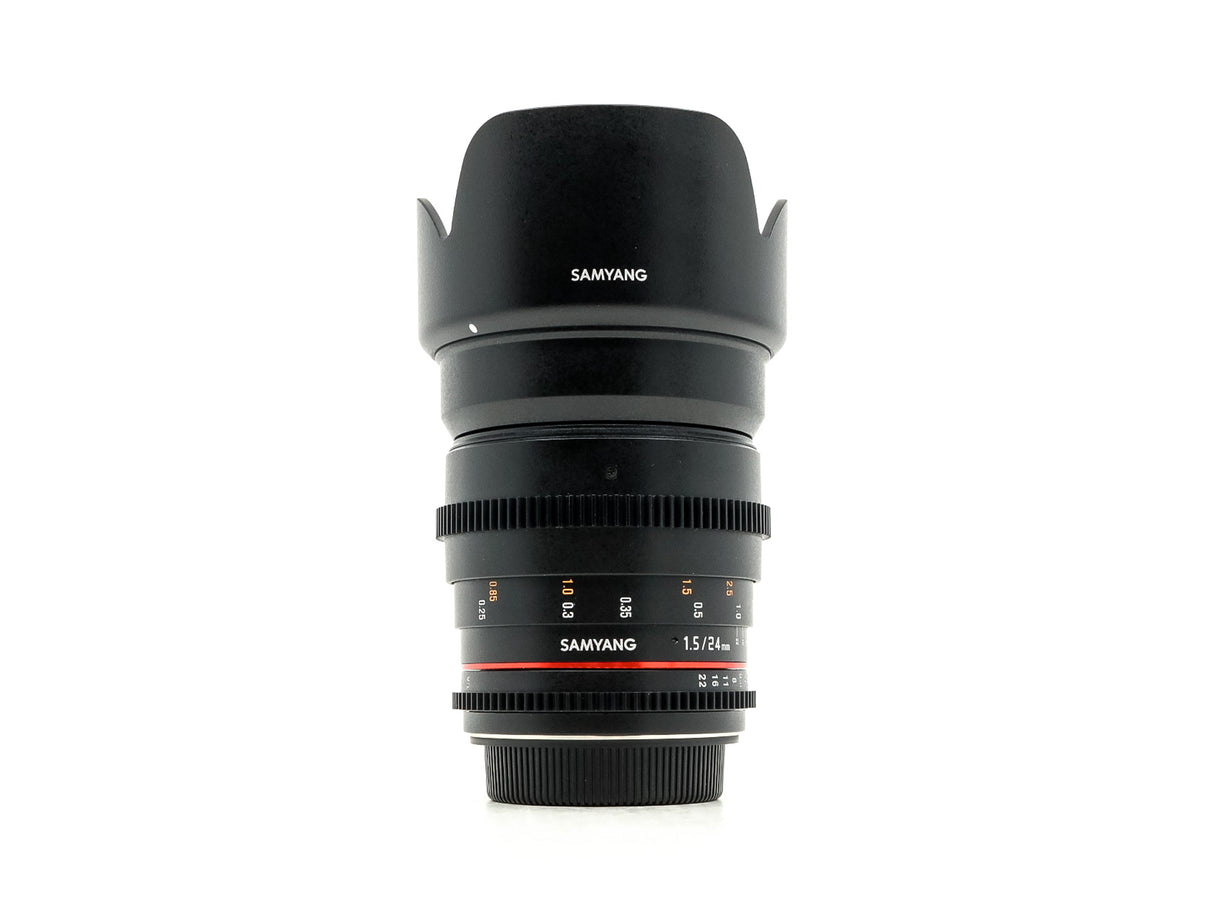 Samyang 24mm T1.5 Cine VDSLR MK2 - Compatibile con Canon EF