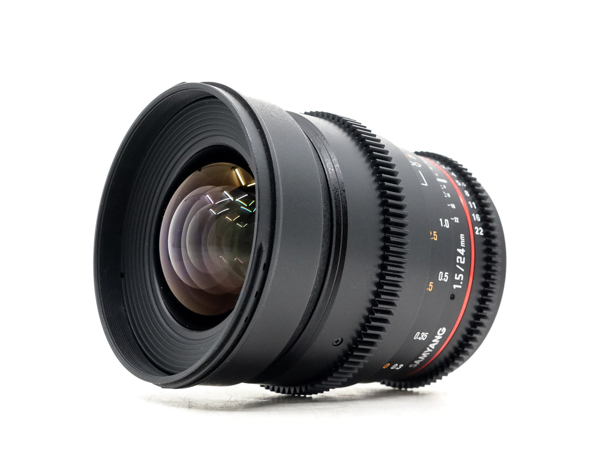 Samyang 24mm T1.5 Cine VDSLR MK2 - Compatibile con Canon EF