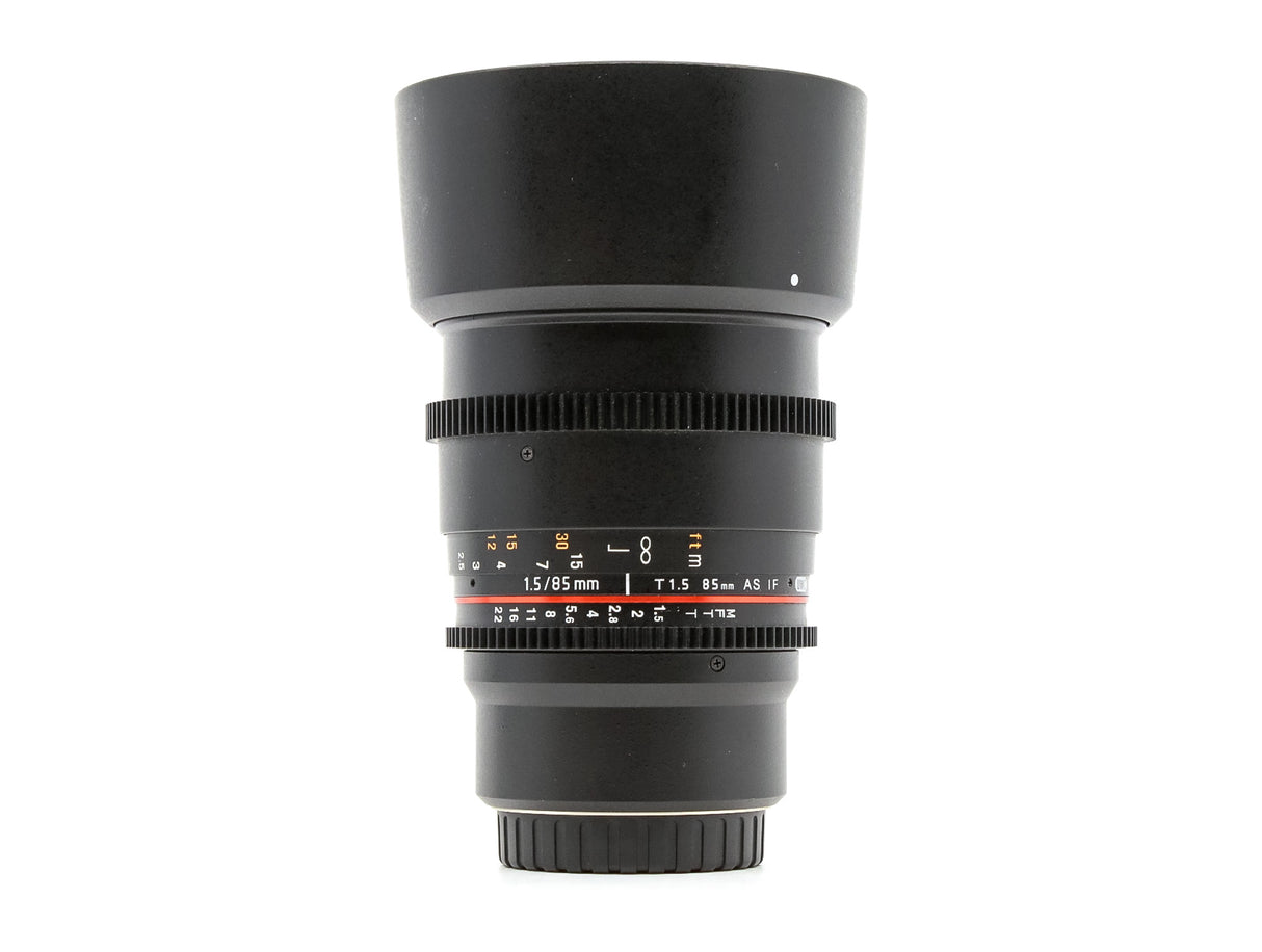 Rokinon 85mm T1.5 AS IF UMC - Adattamento Micro Quattro Terzi