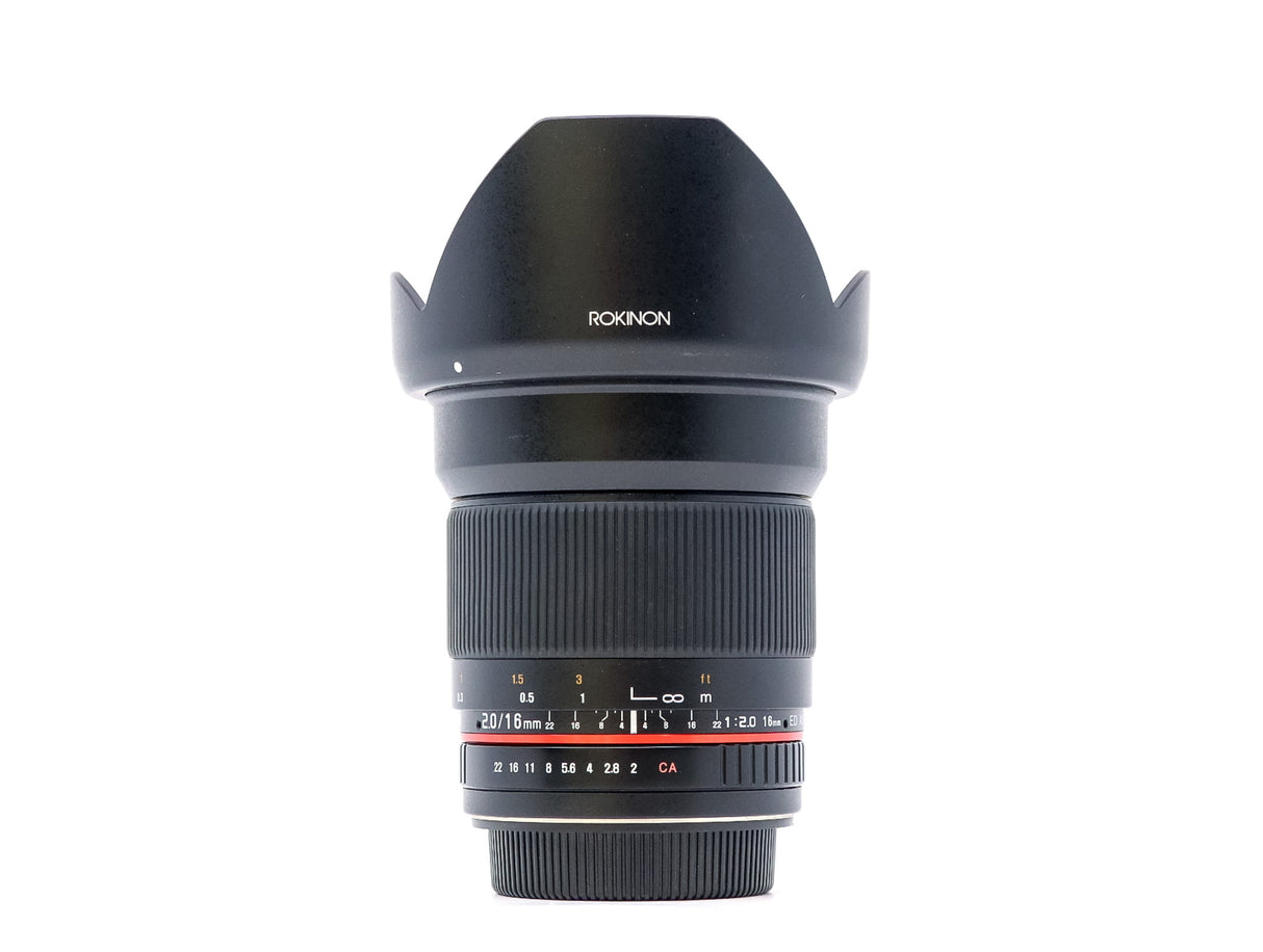 Rokinon 16mm f/2 ED AS UMC CS - Compatibile con Canon EF-S