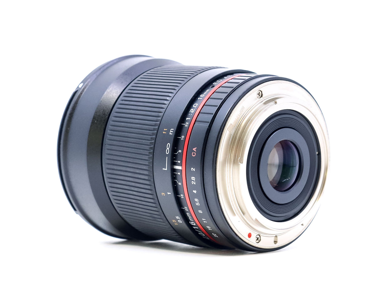 Rokinon 16mm f/2 ED AS UMC CS - Compatibile con Canon EF-S