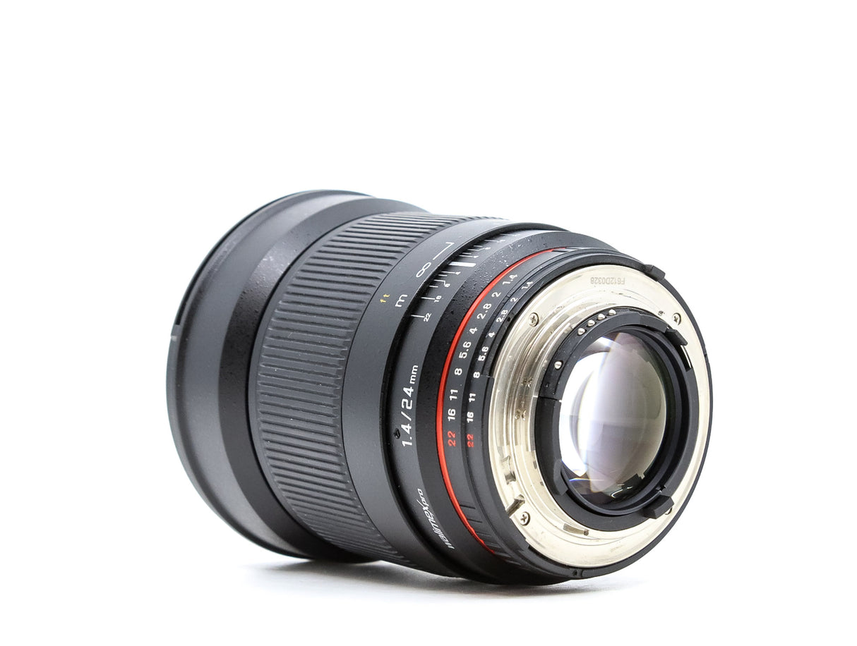 Walimex Pro 24mm f/1.4 ED AS UMC - Compatibile con Nikon