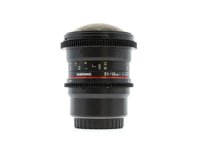 Samyang 12mm T3.1 ED AS NCS VDSLR - compatibile con Nikon
