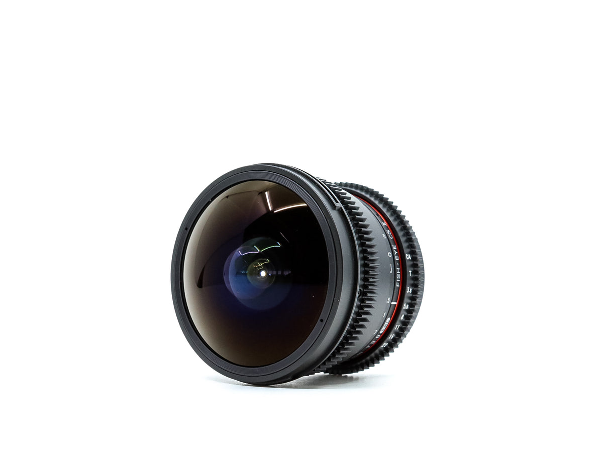 Samyang 8mm T3.8 VDSLR UMC Fisheye CS II - compatibile con Canon EF