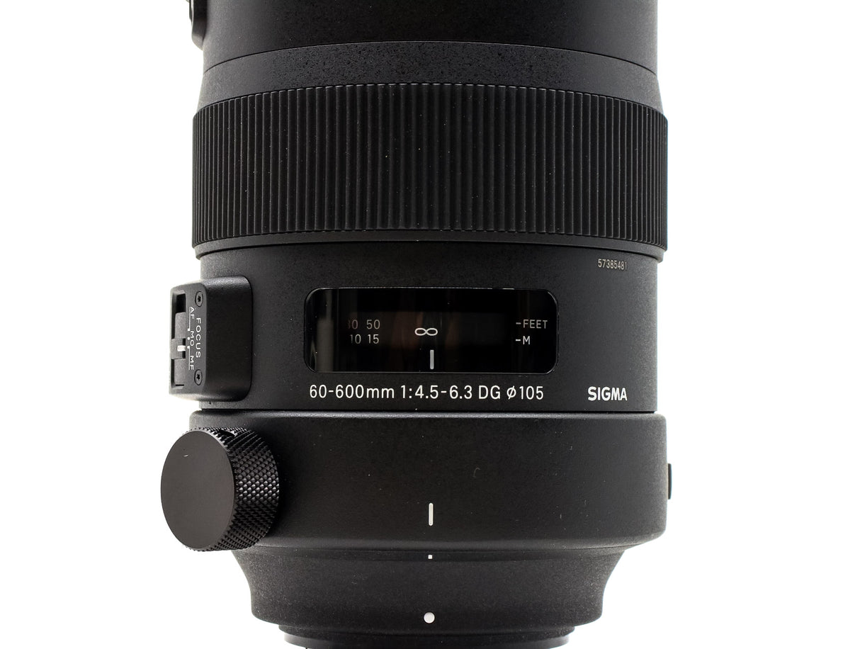 Sigma 60-600mm f/4.5-6.3 DG OS HSM SPORT - Compatibile con Nikon