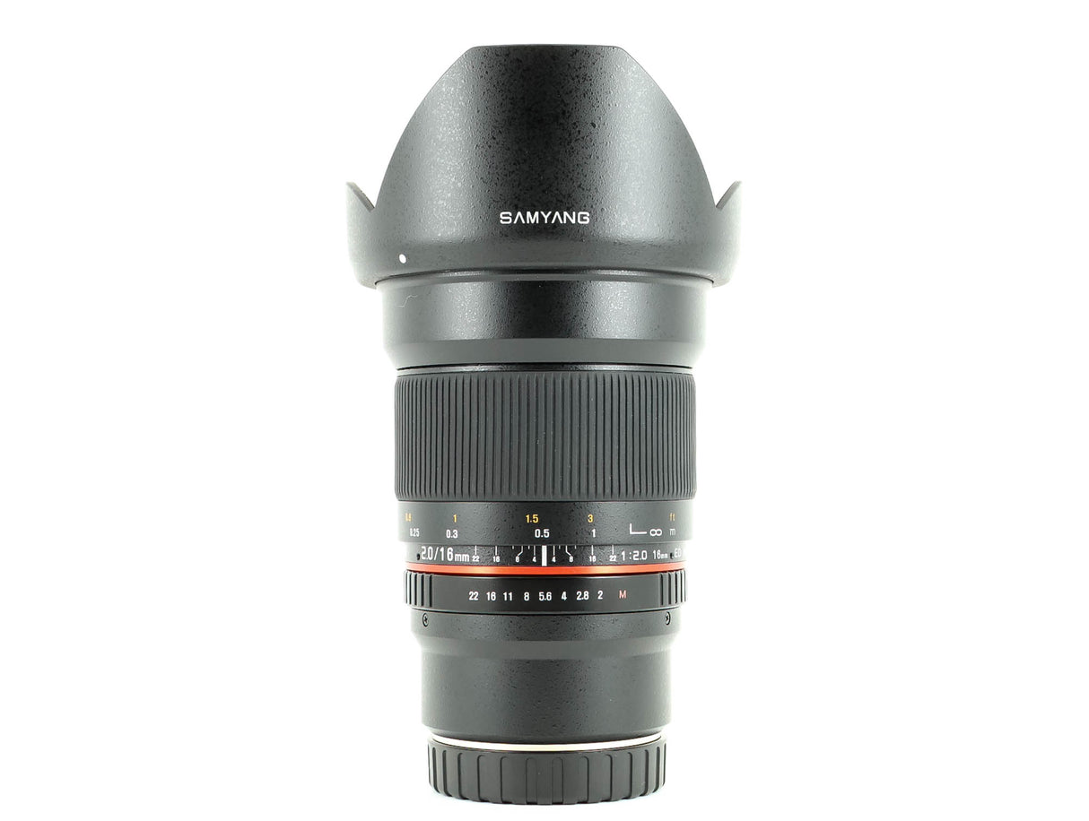 Samyang 16mm f/2 ED AS UMC CS - Compatibile con Canon EF-M