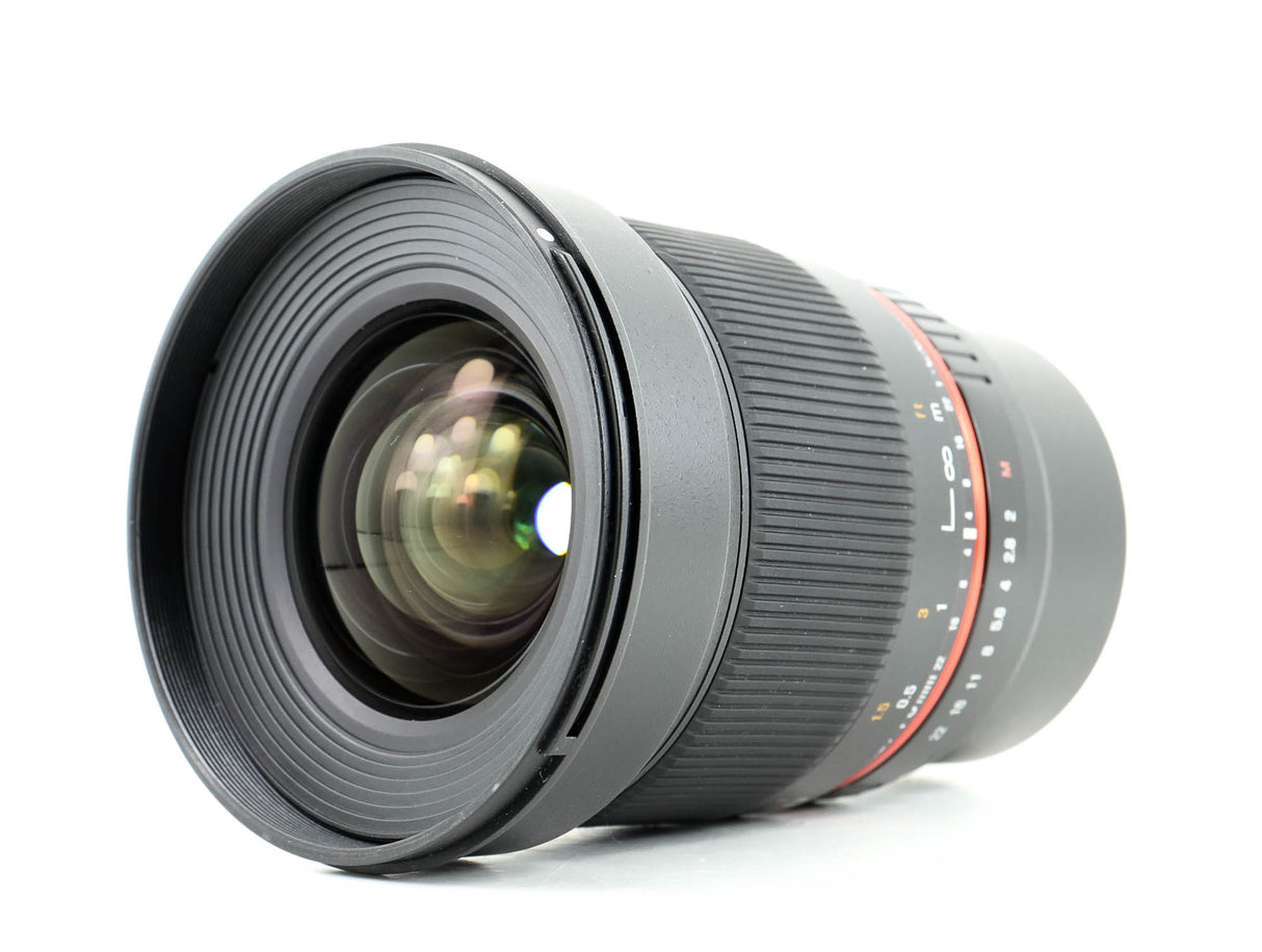 Samyang 16mm f/2 ED AS UMC CS - Compatibile con Canon EF-M