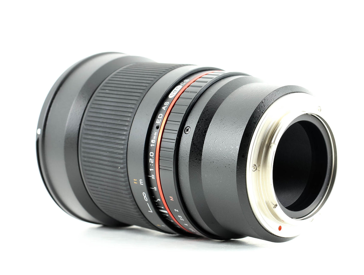 Samyang 16mm f/2 ED AS UMC CS - Compatibile con Canon EF-M