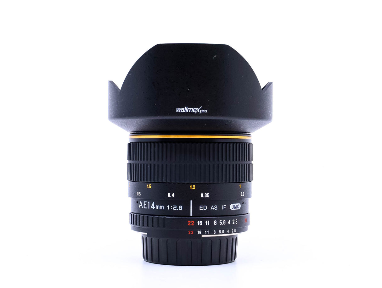 Walimex Pro 14mm f/2.8 ED COME SE UMC - Nikon Fit