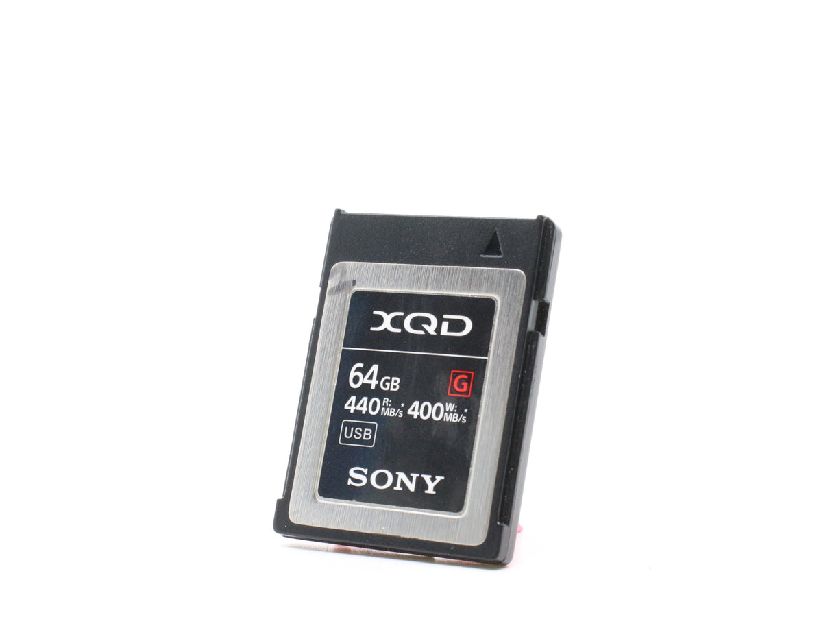 Scheda Sony XQD G da 64 GB e 440 MB/s