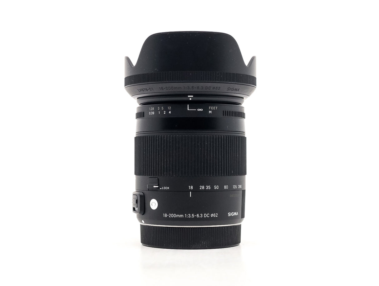 Sigma 18-200mm f/3.5-6.3 DC Macro OS HSM Contemporary - Compatibile con Canon EF-S