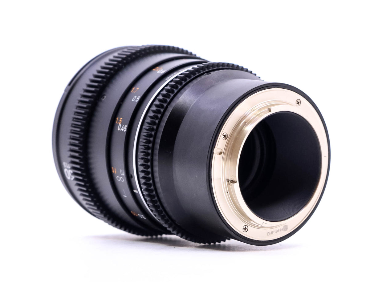 Samyang 50mm T1.5 Cine VDSLR MK2 - Compatibile con Sony FE