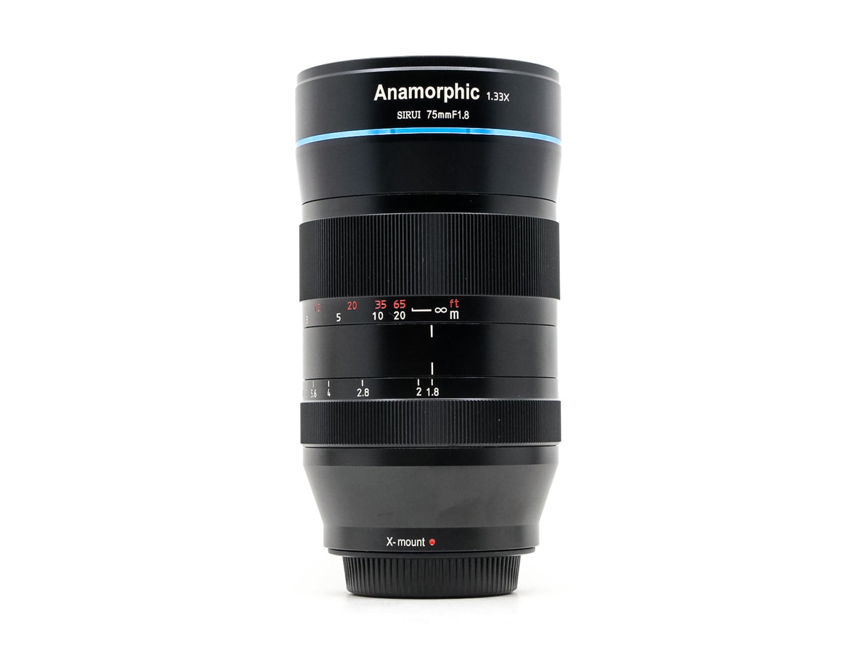 Sirui 75mm f/1.8 1.33x Anamorfico - Fujifilm X Fit