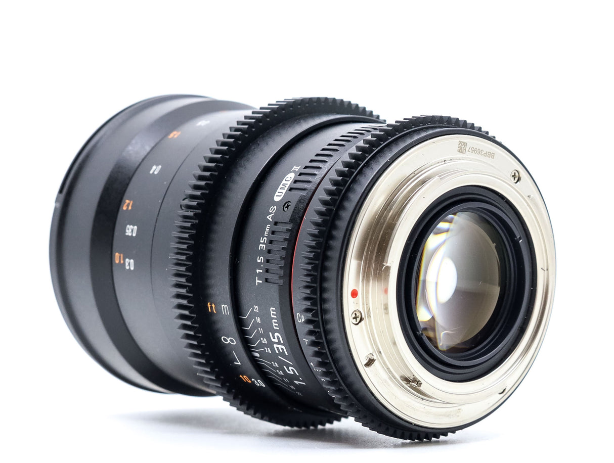 Samyang 35mm T1.5 AS UMC II - Compatibile con Canon EF