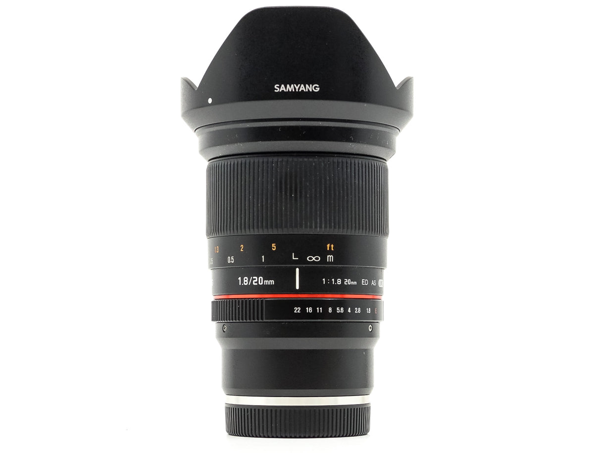 Samyang 20mm f/1.8 ED COME SE UMC - Sony FE Fit