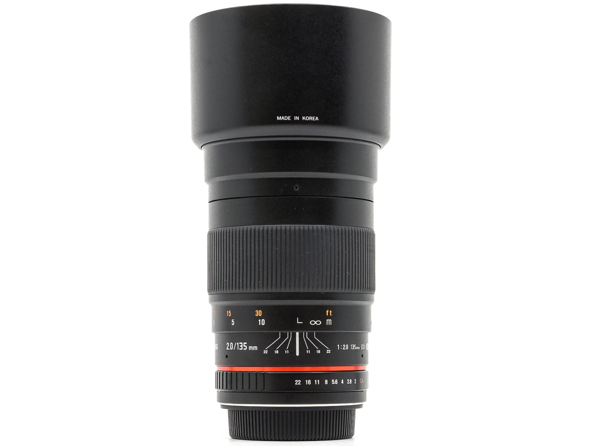 Samyang 135mm f/2 ED UMC - Compatibile con Canon EF