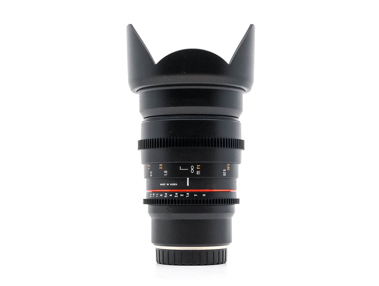 Samyang 24mm T1.5 VDSLR ED COME SE UMC II - Compatibile con Fujifilm X