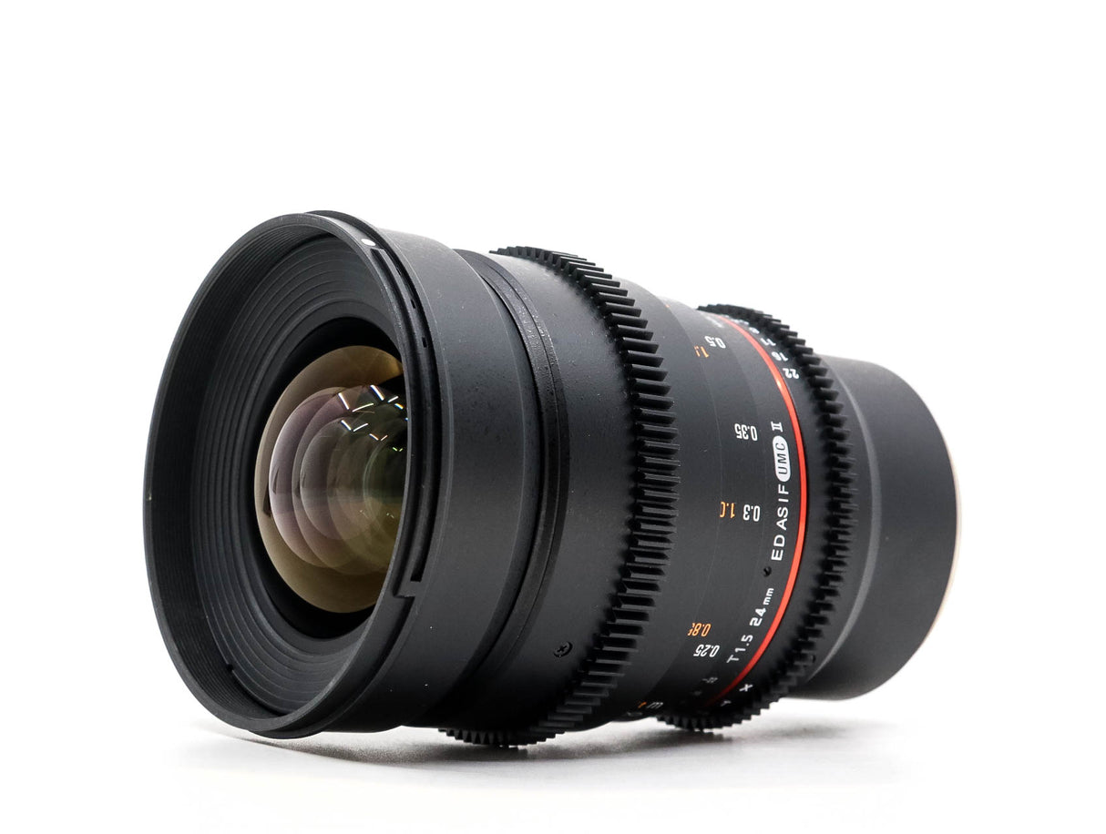 Samyang 24mm T1.5 VDSLR ED COME SE UMC II - Compatibile con Fujifilm X