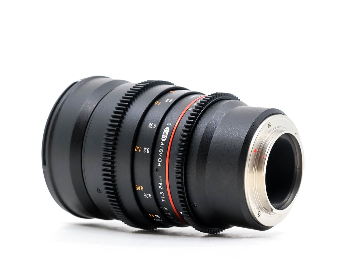 Samyang 24mm T1.5 VDSLR ED COME SE UMC II - Compatibile con Fujifilm X