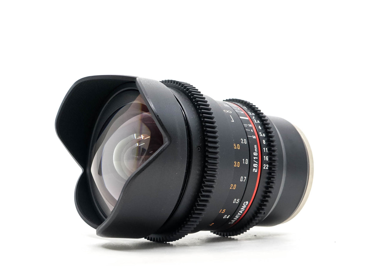 Samyang 16mm T2.6 Cine ED AS UMC - Compatibile con Sony FE