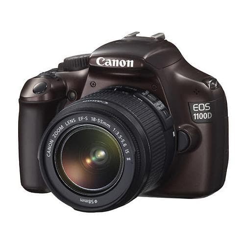 EOS 1100D SLR - Marrone + Obiettivo zoom Canon EF-S 18-55mm f/3.5-5.6 IS II f/3.5-5.6