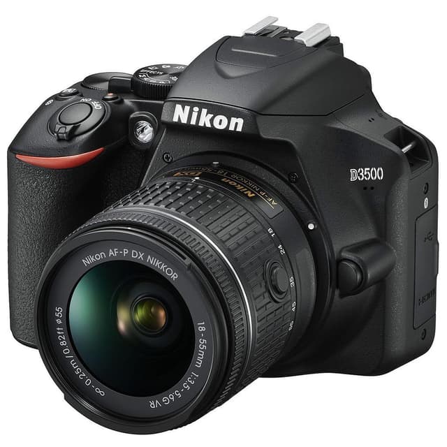 SLR D3500 - Nero + Nikon AF-P DX Nikkor 18-55mm f/3.5-5.6G VR f/3.5-5.6