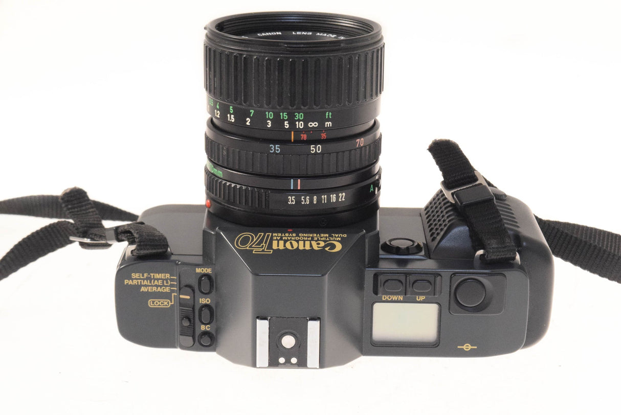 Canon T70+35-70mm f3.5-4.5 FDn