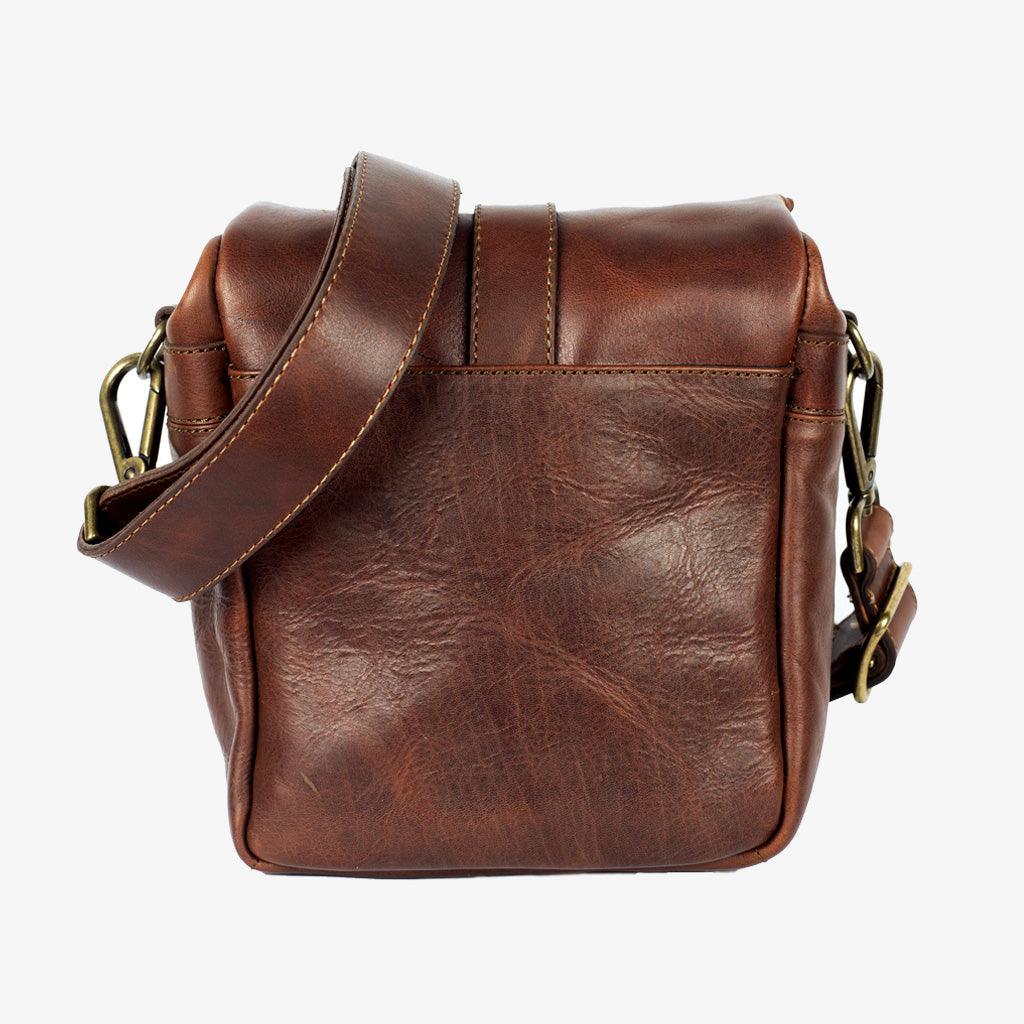 Berlin Cognac Leather Camera Bag