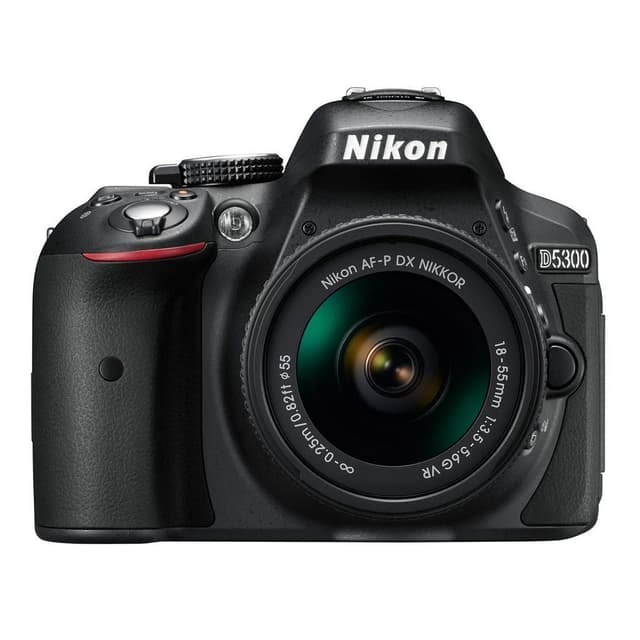 SLR D5300 - Nero + Nikon AF-P DX Nikkor 18-55mm f/3.5-5.6G VR f/3.5-5.6
