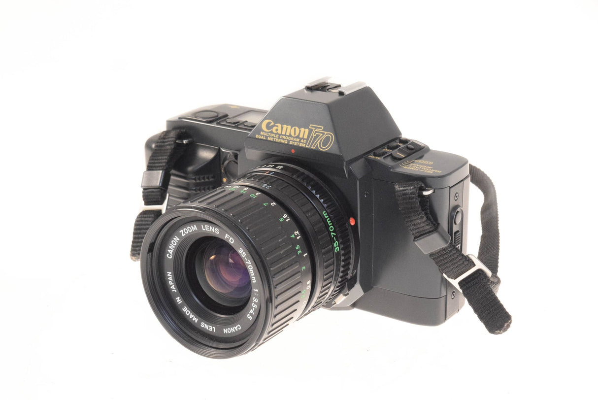 Canon T70+35-70mm f3.5-4.5 FDn